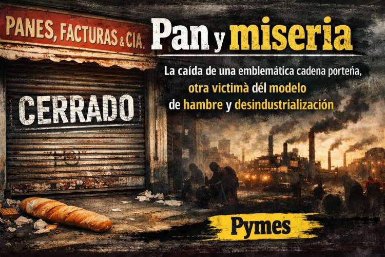 Pan y miseria: La caída de una emblemática cadena porteña, otra víctima del modelo de hambre y desindustrialización