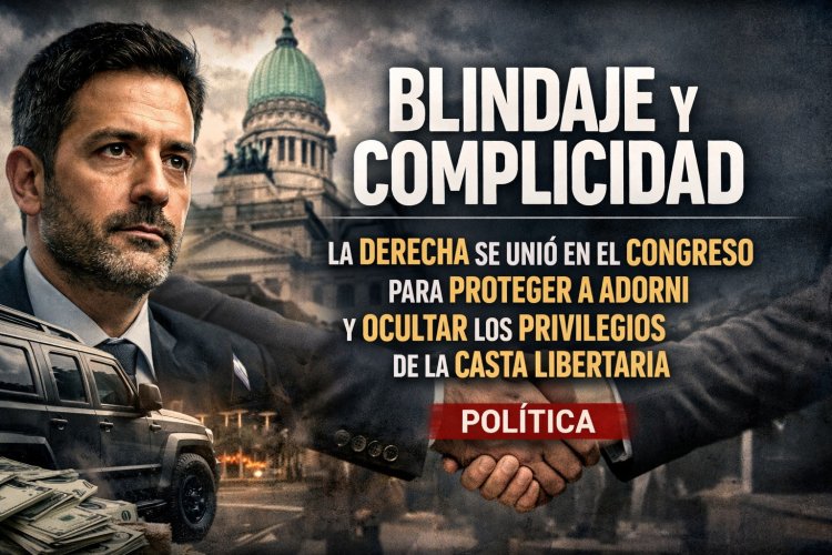 Blindaje y complicidad: La derecha se unió en el Congreso para proteger a Adorni y ocultar los privilegios de la "casta" libertaria