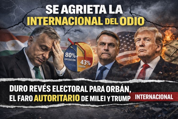 Se agrieta la internacional del odio: Duro revés electoral para Orbán, el faro autoritario de Milei y Trump