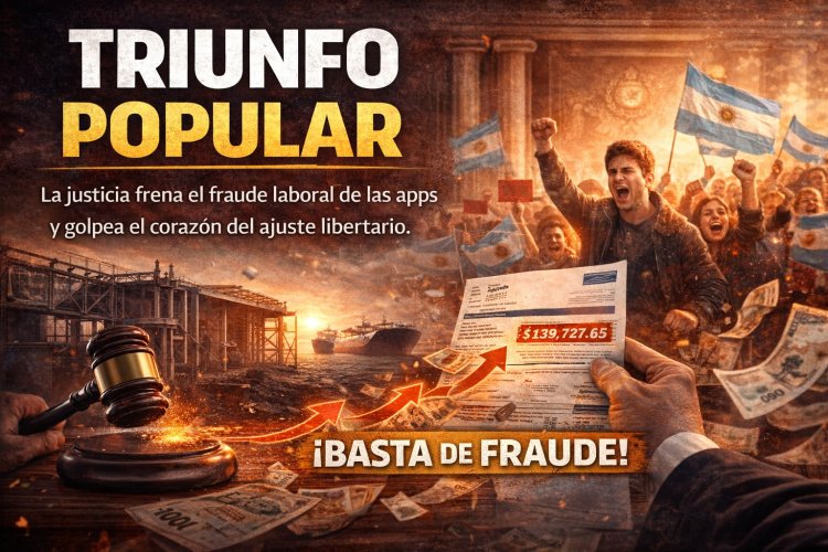 Triunfo popular: La Justicia frena el fraude laboral de las Apps y le asesta un golpe al corazón del ajuste de Milei