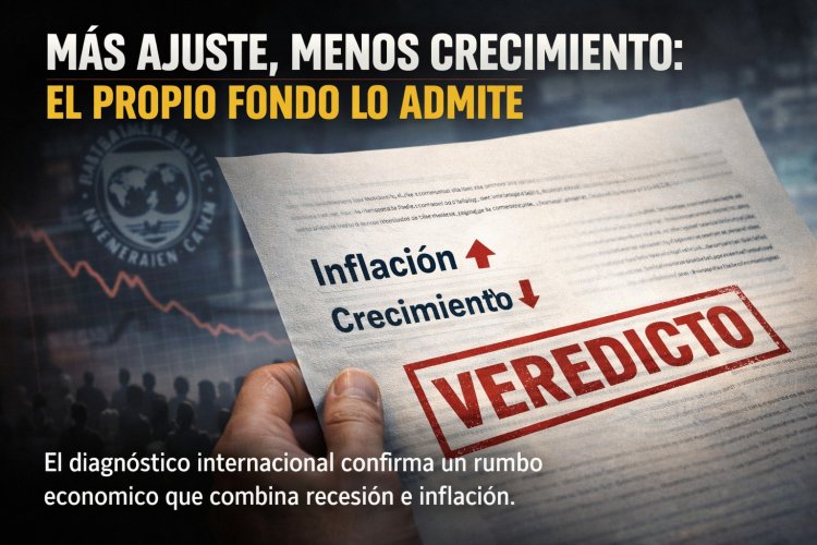 El veredicto del Fondo: menos crecimiento y más inflación para el modelo de la exclusión