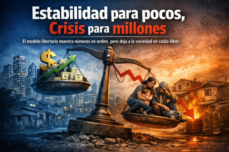 La moneda en el aire de la hegemonía libertaria: estabilidad financiera vs. fragilidad social