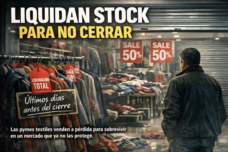 La industria textil frente al abismo: cuando liquidar el stock es el último grito de supervivencia