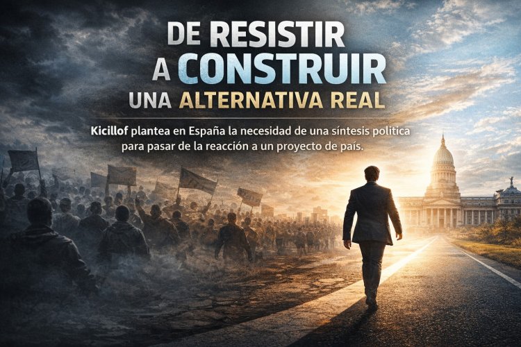 Kicillof en España: Un llamado a la síntesis política para superar la etapa de la resistencia