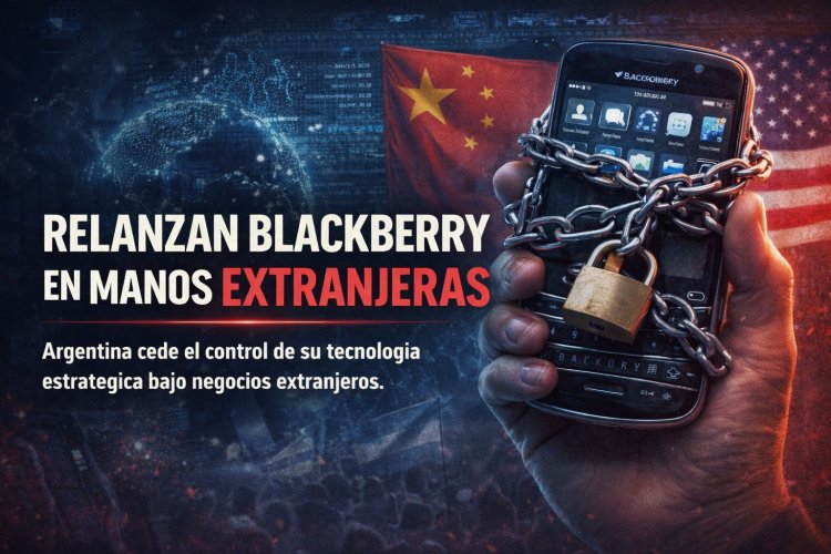 Fetiche y dependencia: el regreso de BlackBerry bajo la sombra de la extranjerización tecnológica