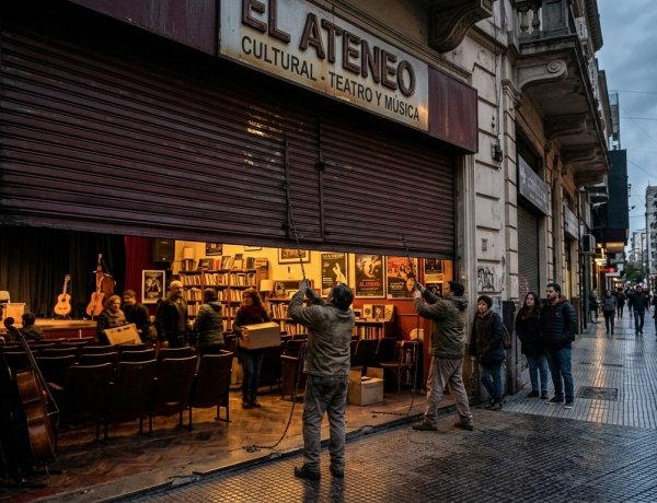CULTURA BAJO EL HACHAZO FISCAL La persiana que baja: el ajuste devora el patrimonio cultural porteño