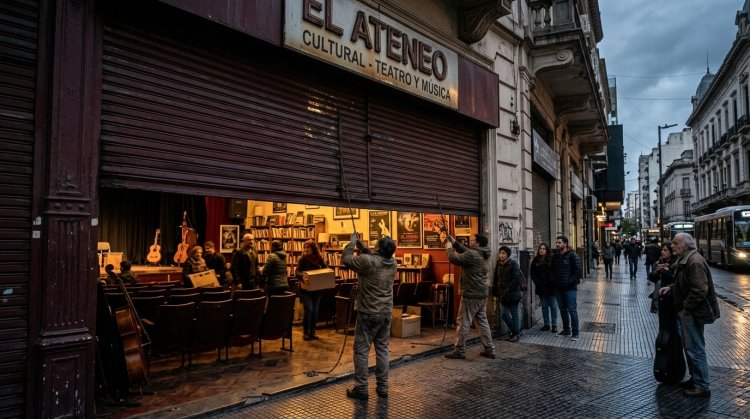 CULTURA BAJO EL HACHAZO FISCAL La persiana que baja: el ajuste devora el patrimonio cultural porteño